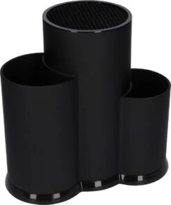 QUVIO Keukengerei Houder - Multifunctioneel - Messenblok - Met Slot - Bestekhouder - Spatelhouder - Pollepel Houder - Keukengerei Organizer - Opbergen - Zwart - Plastic - 11 X 22 X 22 Cm 10 QUVIO Keukengerei Houder - Multifunctioneel - Messenblok - Met Slot - Bestekhouder - Spatelhouder - Pollepel Houder - Keukengerei Organizer - Opbergen - Zwart - Plastic - 11 X 22 X 22 Cm -Thuisopslag 1003x1200 2