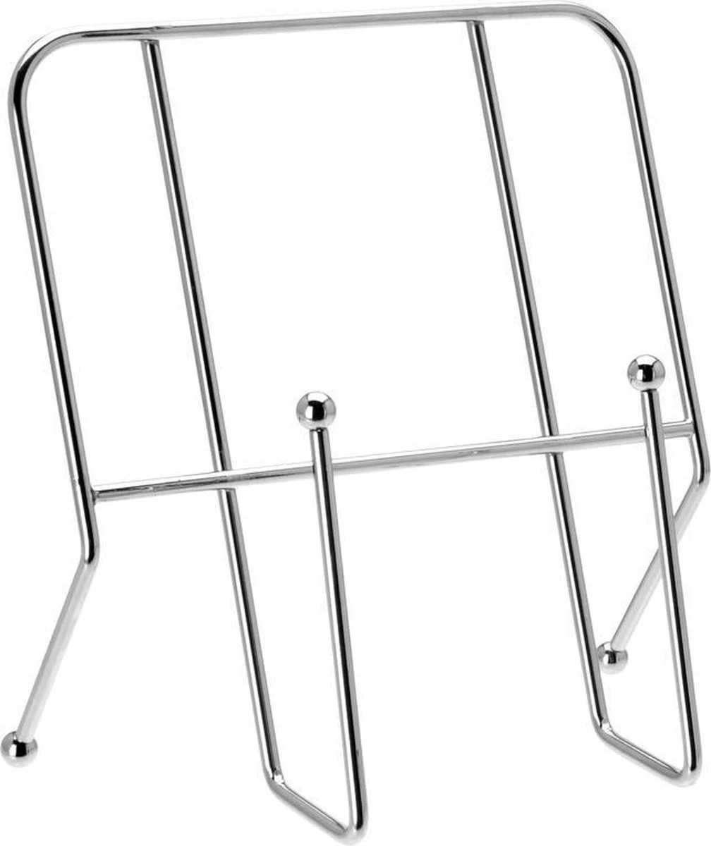 Merkloos Kookboek Standaard/houder RVS 24 Cm - Handige Keuken Gadgets - Kookboekhouders/kookboekstandaards 2 Merkloos Kookboek Standaard/houder RVS 24 Cm - Handige Keuken Gadgets - Kookboekhouders/kookboekstandaards