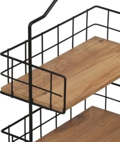 Metalen Keuken Etagere 2 Laags Van Naturn Living | Keuken Opbergrek | Kruidenpotjes Rek | Kruiden Organizer | Keuken Rek Specerijen | Mat Zwart -Thuisopslag 1018x1200