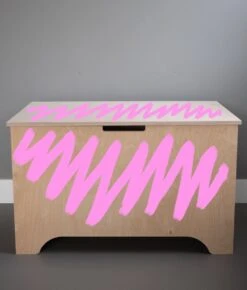 Opbergkist / Speelgoedkist XL (150L) - Stevig - Kwalitatief - Massief Hout - Schilder In Blauw / Roze / Zwart / Groen / Krijtbordverf - Speelgoed - Kinderen (Opbergbox - Opbergbank - Opbergdoos - Dekenkist - Speelgoedbank - Houten Kist) -Thuisopslag 1023x1200 14