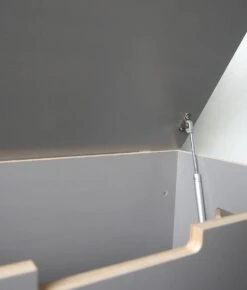 Opbergkist / Speelgoedkist XL (150L) - Stevig - Kwalitatief - Massief Hout - Grijs - Speelgoed - Kinderen (Opbergbox - Opbergbank - Opbergdoos - Dekenkist - Speelgoedbank - Houten Kist) -Thuisopslag 1023x1200 6