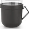 Brabantia Make & Take Soepbeker - 0,6 L - Kunststof - Dark Grey -Thuisopslag 1035x1200