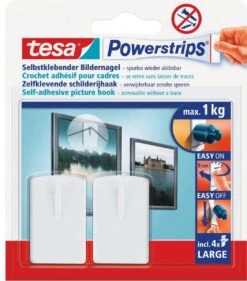 Tesa Powerstrips Schilderijhaak - Wit - 2 Stuks -Thuisopslag 1054x1200 2