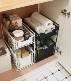 Doogo® Organizer - Gootsteenkast Organizer - Bureau Organizer - Kast Organizer - Ladekastje- Opbergrek - Badkamer Organizer - Wit 10 Doogo® Organizer - Gootsteenkast Organizer - Bureau Organizer - Kast Organizer - Ladekastje- Opbergrek - Badkamer Organizer - Wit -Thuisopslag 1056x1200 1