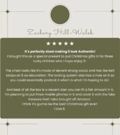 Brynnberg Vintage Schatkist Groot - Houten Kist Met Slot 40x19x22cm Massief Houten Schatkist Piratenjacht Hout Koloniale Stijl Piratenkist Geldkist Cadeau -Thuisopslag 1067x1200 2