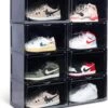 Trashurez Sneakerbox - Schoenen Opbergsysteem - Schoenenrek - Sneaker Box - Schoenenbank - Schoenenbox - Schoenendoos - Sideways (magnetisch) - 2 Stuks -Thuisopslag 1068x1200