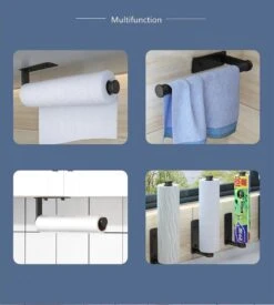 Happy Tears | Luxe Keukenrolhouder | Zelfklevende Rolhouder | Keukenpapier | Handdoekhouder | Handdoek | Geschikt Voor In De Badkamer - Toilet - Keuken | Badkamer Accessoires | Keuken Accesoires | Goud -Thuisopslag 1079x1200 2