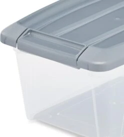 IRIS New Topbox Opbergbox - 5L - Kunststof - Transparant/Zilvergrijs - Set Van 6 -Thuisopslag 1083x1200 3