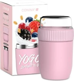 Coninx Thermos Lunchbox - Muesli Beker To Go - Isoleer Lunchpot - Yoghurtbeker To Go - Mueslibeker 840ml (600ml+240ml) - RVS / Roze 25 Coninx Thermos Lunchbox - Muesli Beker To Go - Isoleer Lunchpot - Yoghurtbeker To Go - Mueslibeker 840ml (600ml+240ml) - RVS / Roze -Thuisopslag 1086x1200 1