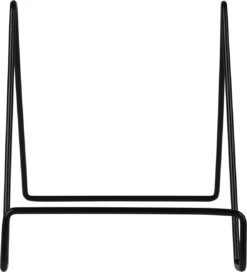 QUVIO Boekensteun Minimalistisch - Boekenstandaard - Boekenhouder - Boekensteunen Voor Volwassenen - Tijdschriftenrek - Tijdschriftenhouder - Modern - Metaal - 15,5 X 13 X 14 Cm - Zwart -Thuisopslag 1088x1200 4