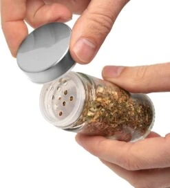 Pazzo Goods - Kruidenrek Staand - Kruidenrek Met Potjes - Zilver - RVS - Kruidenrek Draaibaar - 20 Kruidenpotjes - Inclusief Stickers & Stift - Kruiden Carrousel -Thuisopslag 1089x1200