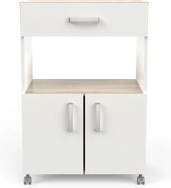 Belfurn -Keukentrolley-Microgolfkast - Magnetronkast Wit Anis -Thuisopslag 1094x1200