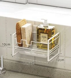 Luverno® - Sponshouder - Ophangbaar - Aanrecht Organiser - Afdruiprek Met Lekbak - Gootsteen Organizer - Keuken Organizers - Zeepbakje 10 Luverno® - Sponshouder - Ophangbaar - Aanrecht Organiser - Afdruiprek Met Lekbak - Gootsteen Organizer - Keuken Organizers - Zeepbakje -Thuisopslag 1095x1200 3