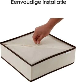 Merkloos Organizer Voor Kleding - Kledingverdeler - 4 Stuks - Opbergbox - Opbergsysteem 45 Vakken - Ondergoed / Sokken / Shirts / BH - Kastlade Verdeler - Kast Verdeler - Kledingkast -Thuisopslag 1104x1200