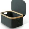 MIRI Opbergmand Met Deksel – Opbergbox – Opbergdoos – Kast Organizer – Wasmand – Sorteerdoos – Opberger – Opvouwbaar – 16L – Bamboe – Badkamer/woonkamer/kinderkamer -Thuisopslag 1110x1200 3