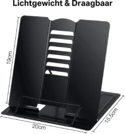 Wonix® - Boekenstandaard - Boekhouder - Documenthouder - Verstelbare - Opvouwbaar - Metaal - Zwart 13 Wonix® - Boekenstandaard - Boekhouder - Documenthouder - Verstelbare - Opvouwbaar - Metaal - Zwart -Thuisopslag 1119x1200 5