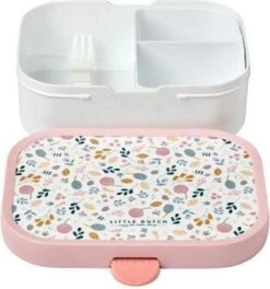 Mepal – Lunchbox Campus – Broodtrommel Voor Kinderen – Spring Flowers – Little Dutch - Bento Box - Geschikt Voor 4 Boterhammen -Thuisopslag 1122x1200