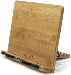 LeafU® Leesboek Standaard - Bamboe Boekenstandaard - Kookboekstandaard - Tablet Standaard - Boekenhouder - Book Holder -Thuisopslag 1122x1200 9