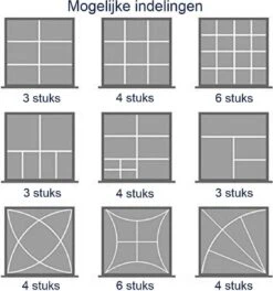 Merkloos Ladeverdeler - Lade Organizer - Wit - 4 Stuks 32.7 X 7cm - Verstelbare Ladeverdeler -Thuisopslag 1124x1200 2