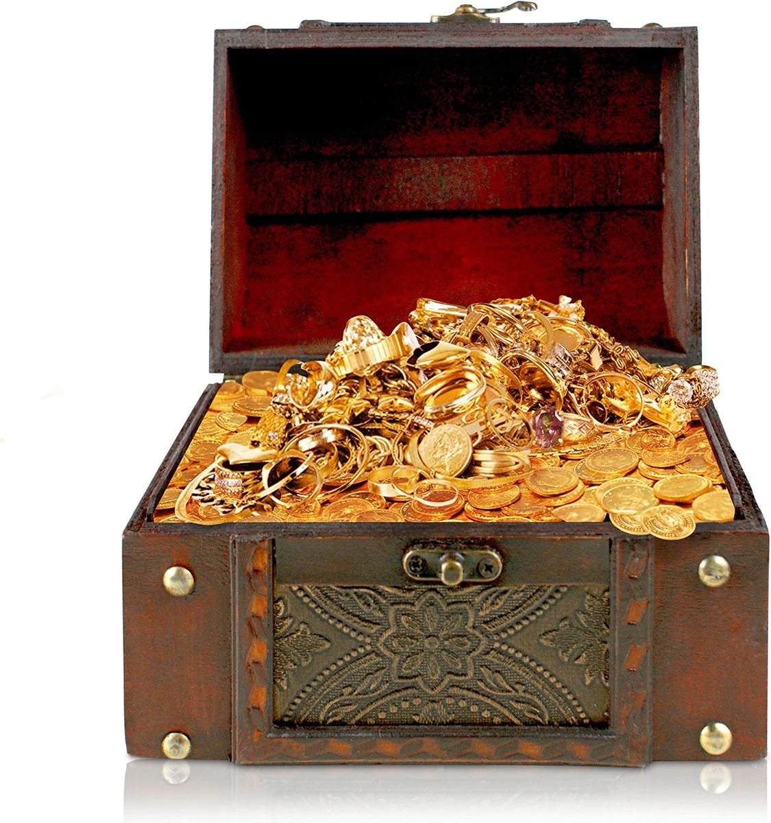 Brynnberg Schatkist 18x13x13cm Houten Schatkist Vintage Look Piratenjacht Hout Massief Bruin Koloniale Stijl Kist Boerenkist Hout Piratenkist Geldkist 6 Brynnberg Schatkist 18x13x13cm Houten Schatkist Vintage Look Piratenjacht Hout Massief Bruin Koloniale Stijl Kist Boerenkist Hout Piratenkist Geldkist - Afbeelding 4