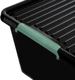 5Five Opslagbak/organizer - Met Deksel - Zwart - Kunststof - 60 Liter - 58 X 39 X 35 Cm -Thuisopslag 1127x1200 2