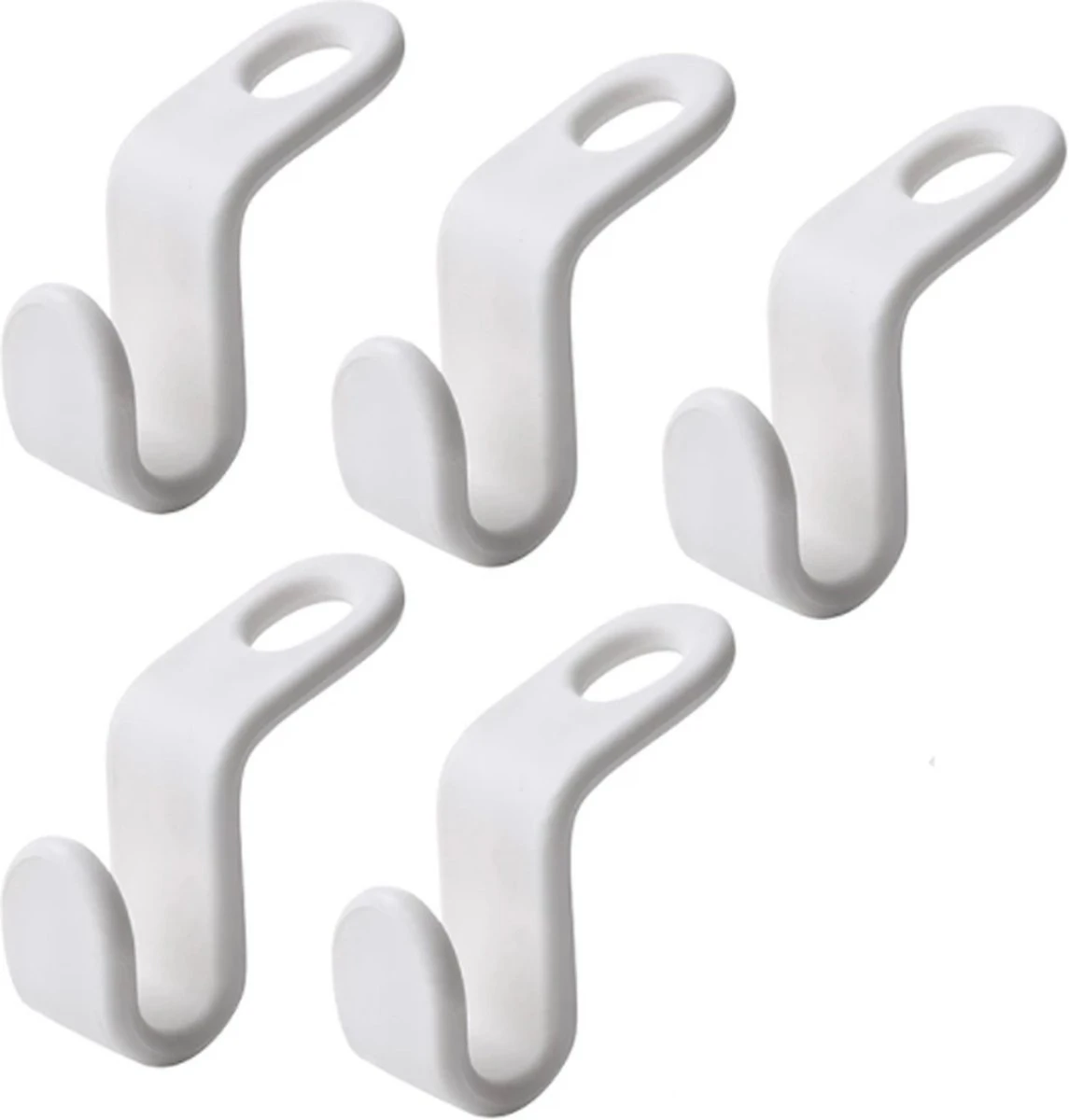 FSW-Products - 10 Stuks - Kledinghaakjes - Kledinghaak - Haken Voor Kledingkast - Hanger - Kleding - Wit - Ruimte Maken 9 FSW-Products - 10 Stuks - Kledinghaakjes - Kledinghaak - Haken Voor Kledingkast - Hanger - Kleding - Wit - Ruimte Maken - Afbeelding 7