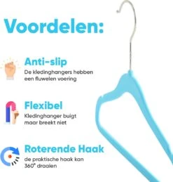 ACAZA 20 Stuks Kinder Kledinghangers Met Fluwelen Bekleding - Kapstokken Voor Peuters Of Kleuters - Blauw 10 ACAZA 20 Stuks Kinder Kledinghangers Met Fluwelen Bekleding - Kapstokken Voor Peuters Of Kleuters - Blauw -Thuisopslag 1146x1200 4
