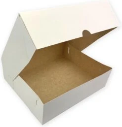Merkloos Taartdozen 25 Stuks - 20x16,5x6cm - Tartdoos Met Venster - Cupcake Doos - Cake Box - Cake Boxes - Kartonnen Taartdozen - Karton Taartdoos - Taart Doos - Kartonnen Doosjes - Box With Window - Cake Doos - Cake Box - Wit Taartdoos -witte Dozen -koekjes -Thuisopslag 1148x1200