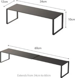 Yamazaki Schoenen Opbergsysteem Uitschuifbaar - Zwart - Uitschuifbaar -Thuisopslag 1149x1200 5