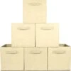 LifeGoods Kast Organizers - 6 Stuks - 20L - Textiel - Beige -Thuisopslag 1160x1200 1