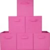LifeGoods Kast Organizers - 6 Stuks - 20L - Textiel - Roze