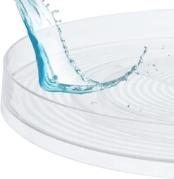 Relaxdays Draaiplateau Rond - 30 Cm - Draaischijf - Organizer Koelkast - Keuken Opberger -Thuisopslag 1161x1200