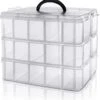 Kurtzy 3 Laags Helder Transparant Stapelbare Plastic Opslag Doos - Aanpasbare Compartimenten Slots - Maximaal 30 Compartimenten - Container Voor Opslag En Organisatie Van Speelgoed, Sieraden, Kralen 2 Kurtzy 3 Laags Helder Transparant Stapelbare Plastic Opslag Doos - Aanpasbare Compartimenten Slots - Maximaal 30 Compartimenten - Container Voor Opslag En Organisatie Van Speelgoed, Sieraden, Kralen -Thuisopslag 1161x1200 5
