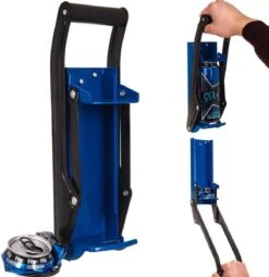 Merkloos Blikjespers - Flessenpers - Blikkenpers - Can Crusher - Blikpers - Blauw -Thuisopslag 1164x1200 8