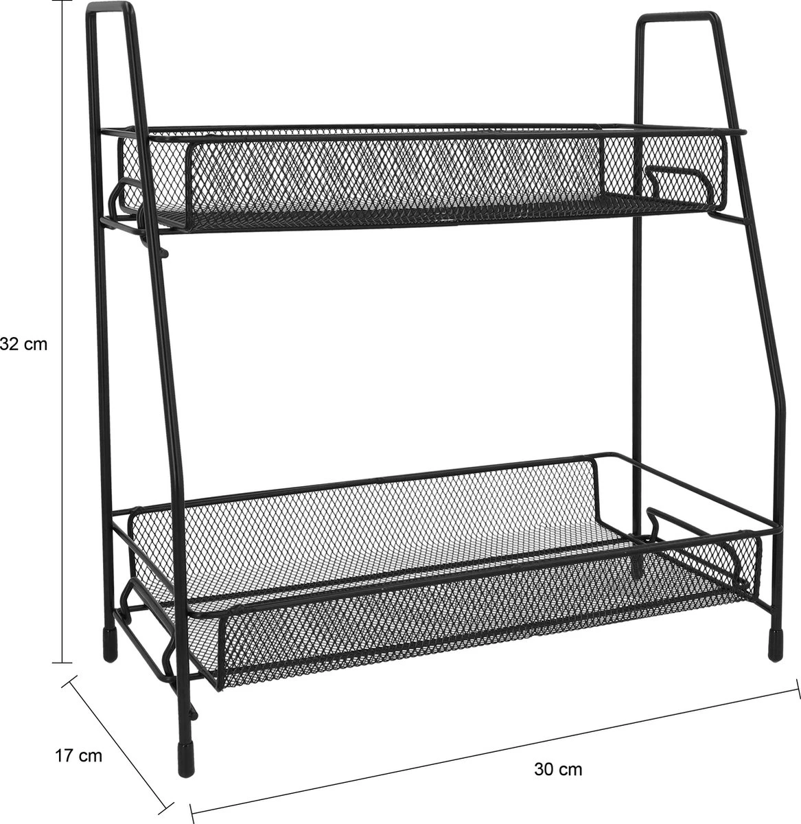 QUVIO Kruidenrekken Staal - Kruidenrek Staand - Kruidenrekken Zwart - Opbergrek - Opbergrekken Breedte Van 25 Tot 50 Cm - Opbergrek Zwart - Keukenrek - Keukenrek Staand 2 Laags - Zwart - Metaal 7 QUVIO Kruidenrekken Staal - Kruidenrek Staand - Kruidenrekken Zwart - Opbergrek - Opbergrekken Breedte Van 25 Tot 50 Cm - Opbergrek Zwart - Keukenrek - Keukenrek Staand 2 Laags - Zwart - Metaal - Afbeelding 5