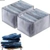 Merkloos A.K.A. Kleding Broeken Lade Organizer Set Van 2 - Jeans Opbergbox Kast Kledingkast - Broekhanger Ruimtebesparende Kledinghangers -Thuisopslag 1182x1200 7