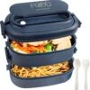 OITUGG Lunchbox Volwassenen: 2-laags Bento Box 1550 Ml Voor Mannen Vrouw - 3-vaks Lunchbox Met Bestek - BPA-vrije Plastic Lunchbox Geschikt Voor Kantoorschool - Magnetronbestendig Vaatwasmachinebestendig (blauw) 1 OITUGG Lunchbox Volwassenen: 2-laags Bento Box 1550 Ml Voor Mannen Vrouw - 3-vaks Lunchbox Met Bestek - BPA-vrije Plastic Lunchbox Geschikt Voor Kantoorschool - Magnetronbestendig Vaatwasmachinebestendig (blauw) -Thuisopslag 1188x1200