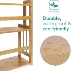 Navaris Keukenrek Met 3 Planken - Verstelbaar Kruidenrek Van Bamboe - Staand - Stevige Constructie - Natuurlijk Bamboehout - Waterafstotend 22 Navaris Keukenrek Met 3 Planken - Verstelbaar Kruidenrek Van Bamboe - Staand - Stevige Constructie - Natuurlijk Bamboehout - Waterafstotend -Thuisopslag 1191x1200 5