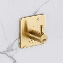 YONO Zelfklevende Haakjes – RVS Ophanghaakjes – Ultra Sterke Plakhaakjes – 4 Stuks – Goud -Thuisopslag 1192x1200 10