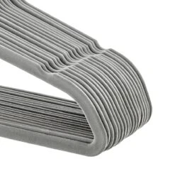 ACAZA 30 Anti-slip Kleerhangers - Ultra-dunne Kledingshangers Met Fluweel - Kapstokken Met Broeklat Of Roklat - Grijs 22 ACAZA 30 Anti-slip Kleerhangers - Ultra-dunne Kledingshangers Met Fluweel - Kapstokken Met Broeklat Of Roklat - Grijs -Thuisopslag 1193x1200 6
