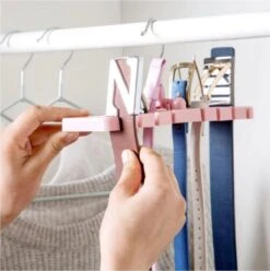 Merkloos Multifunctionele Opberg - Hang - Rekje Voor Riemen - Stropdassen - Blauw -Thuisopslag 1193x1200 8