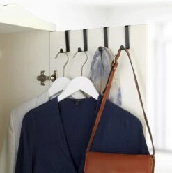 Wenko Deurhaken Opdek En Stompe Deur Zwart 4 Stuks - Zwart - Ophangen Zonder Boren -Thuisopslag 1194x1200 6