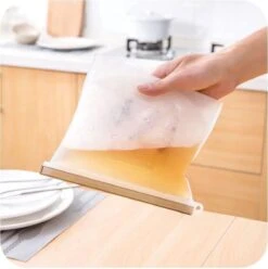 LOUZR Siliconen Vershoudzakken - Set 4-Stuks - 1000ml - Herbruikbaar -Thuisopslag 1195x1200 4