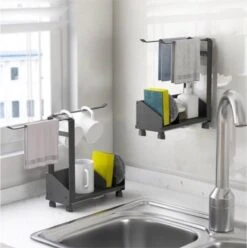 Nolad® - Aanrecht Organizer - 2 Armig- Vaatdoekhouder - Gootsteen Organizer - Keukenrek 8 Nolad® - Aanrecht Organizer - 2 Armig- Vaatdoekhouder - Gootsteen Organizer - Keukenrek -Thuisopslag 1196x1200 17