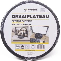 Draaiplateau - Zwart 25 CM -Thuisopslag 1196x1200 9