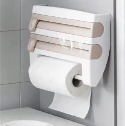 Fleau Keukenrolhouder Hangend - Rollenhouder - Keukenpapier Houder - Beige/Wit -Thuisopslag 1197x1200 23