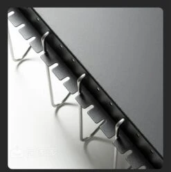 Merkloos RVS Pannenrek Verstelbaar- Pannenhouder -Dekselhouder -Keukenorganizer - Snijplankhouder- Zwart -Thuisopslag 1197x1200 26