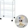 Cheqo® Keukentrolley - Opbergrek Verrijdbaar - Rolwagen - Keukenrek - Trolley - Voor Badkamer Of Keuken - Wit Met 3 Manden - 40x26xH62cm 1 Cheqo® Keukentrolley - Opbergrek Verrijdbaar - Rolwagen - Keukenrek - Trolley - Voor Badkamer Of Keuken - Wit Met 3 Manden - 40x26xH62cm -Thuisopslag 1198x1200 41
