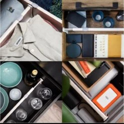 Merkloos Verstelbare Ladeverdeler Voor Keuken / Slaapkamer / Kantoor – Organizer Set Van 3 Stuks - Uitschuifbaar Van Minimaal 37,5 Tot Maximaal 53,5 Cm -Thuisopslag 1198x1200 6