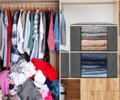 Merkloos BayTay - Opbergtas - Textiel - 4 Stuks - 55 Liter 12 Merkloos BayTay - Opbergtas - Textiel - 4 Stuks - 55 Liter -Thuisopslag 1200x1001 3